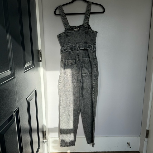 Universal Thread Black Denim Jumpsuit / Overalls - Picture 2 of 4